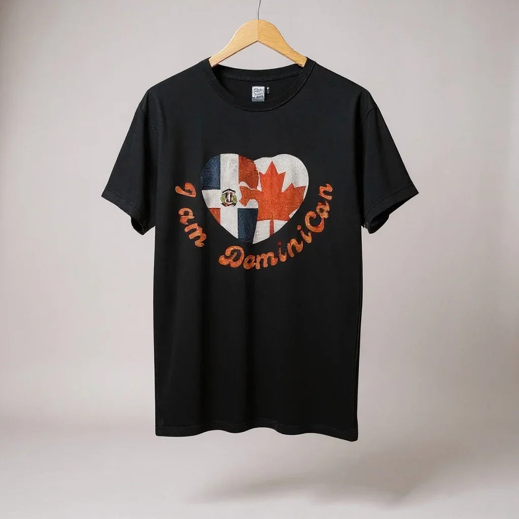 Domini-Can T-Shirt | Dominican Pride Tee | Domini-Can Cotton Shirt | Dominican Heritage T-Shirt | Empowering Dominican Apparel | Domini-Can Graphic Tee | Dominican Flag Inspired Shirt | Domini-Can Unisex Tee | Dominican Roots T-Shirt | Dominican Culture Pride Tee