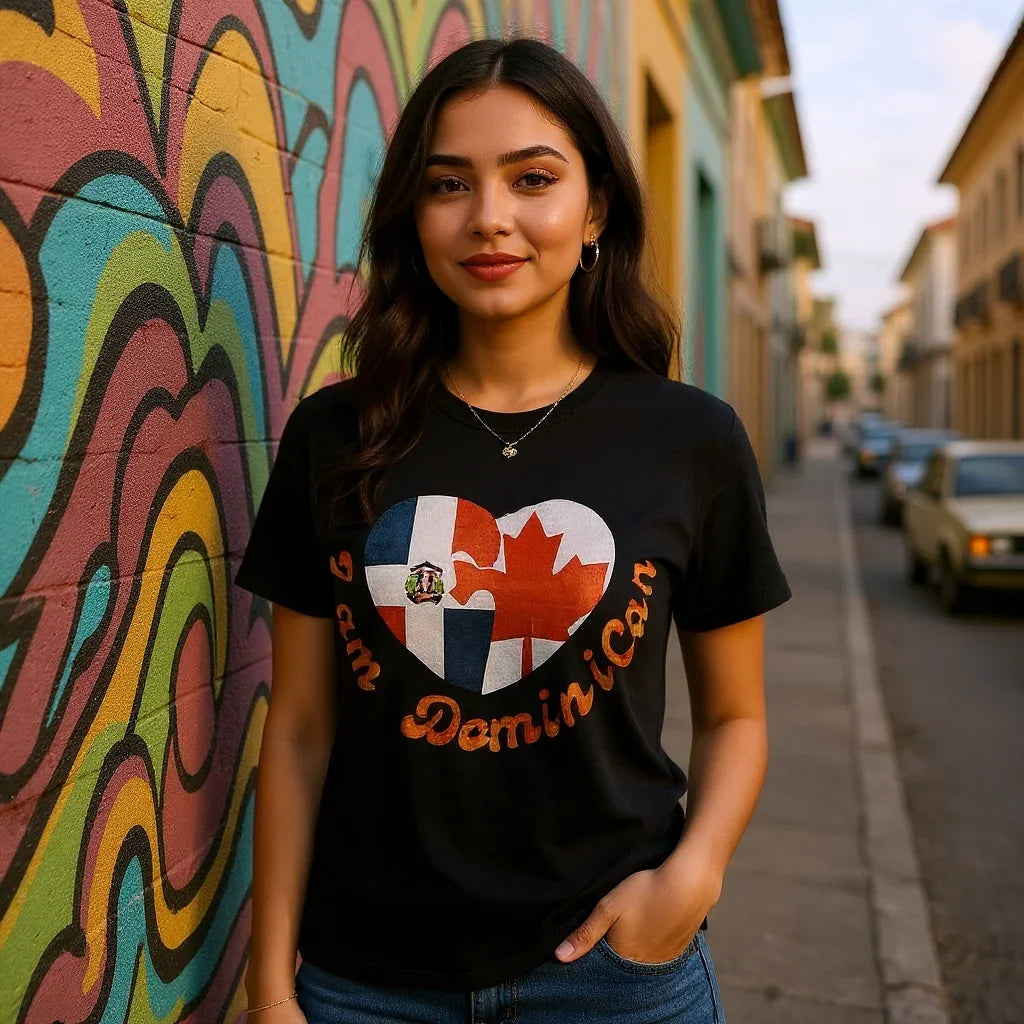 Domini-Can T-Shirt | Dominican Pride Tee | Domini-Can Cotton Shirt | Dominican Heritage T-Shirt | Empowering Dominican Apparel | Domini-Can Graphic Tee | Dominican Flag Inspired Shirt | Domini-Can Unisex Tee | Dominican Roots T-Shirt | Dominican Culture Pride Tee