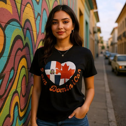 Domini-Can T-Shirt | Dominican Pride Tee | Domini-Can Cotton Shirt | Dominican Heritage T-Shirt | Empowering Dominican Apparel | Domini-Can Graphic Tee | Dominican Flag Inspired Shirt | Domini-Can Unisex Tee | Dominican Roots T-Shirt | Dominican Culture Pride Tee