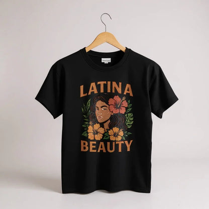 Latina Beauty Short Sleeve Tee | Latina Pride T-Shirt | Latina Beauty Cotton Tee | Empowering Latina Women Shirt | Latina Graphic Tee | Latina Fashion Short Sleeve Top | Comfortable Latina Tee | Latina Statement Shirt | Latina Beauty Casual Wear | Latina Heritage T-Shirt