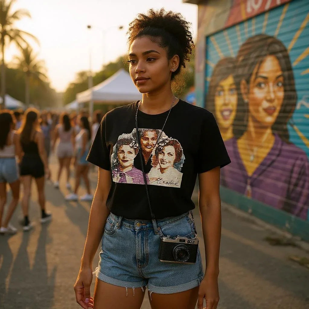 Las Mariposas Ladies Tee | Mirabal Sisters Tribute Shirt | Latina Empowerment T-Shirt | Las Mariposas Graphic Tee | Women’s Heritage Pride Tee | Dominican History Ladies Shirt | Feminine Strength T-Shirt | Latina Culture Empowerment Tee | Las Mariposas Cotton Top | Inspirational Women’s Tee